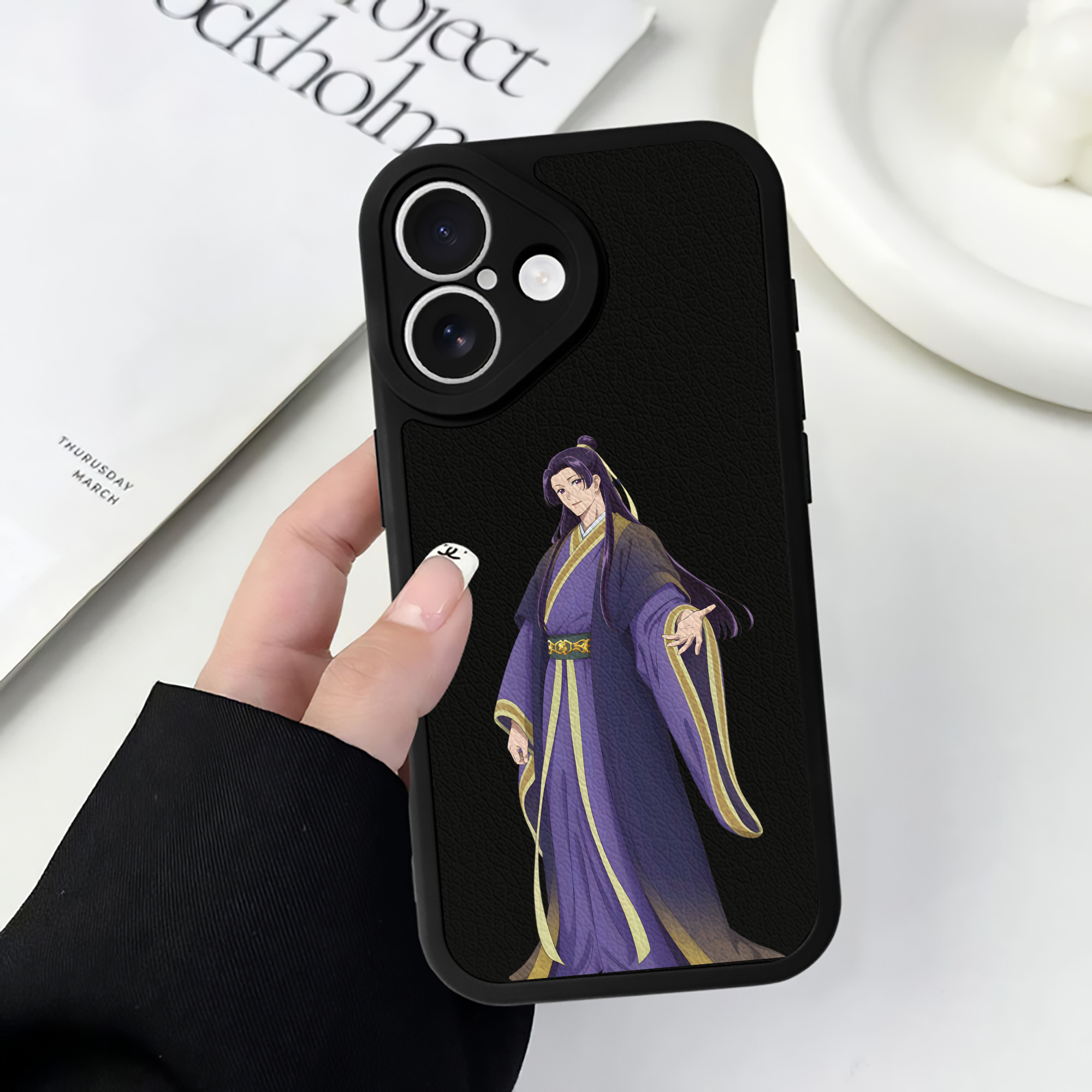 薬屋のひとりごと The Apothecary Diaries 【iPhone 16シリーズ対応】シリコンスマホケース（レザー調） 材質：シリコン